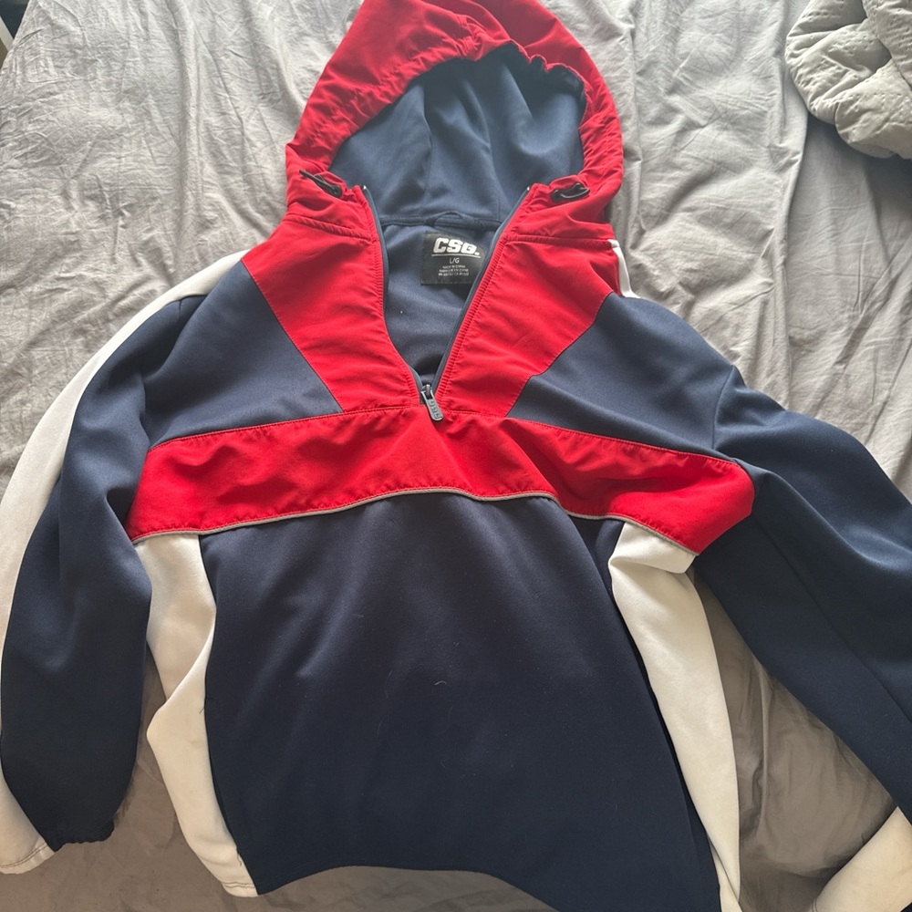 CSB Men's Performance Jacket - Red, Navy, and White